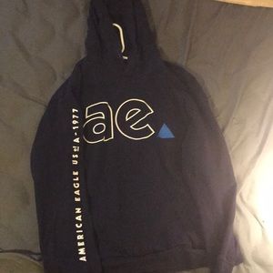 Navy blue american eagle hoodie